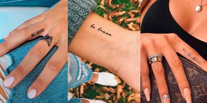 tatuagem de frase na mao｜Pesquisa do TikTok