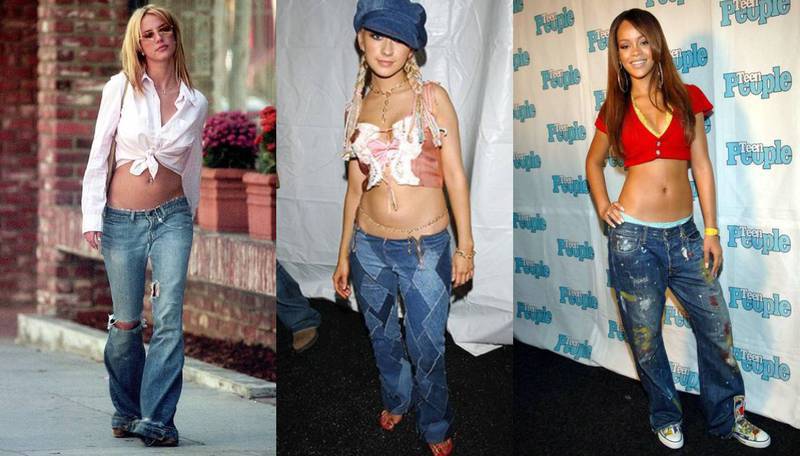 A moda das calças de cintura baixa está de volta no melhor estilo dos anos  2000 – Nova Mulher