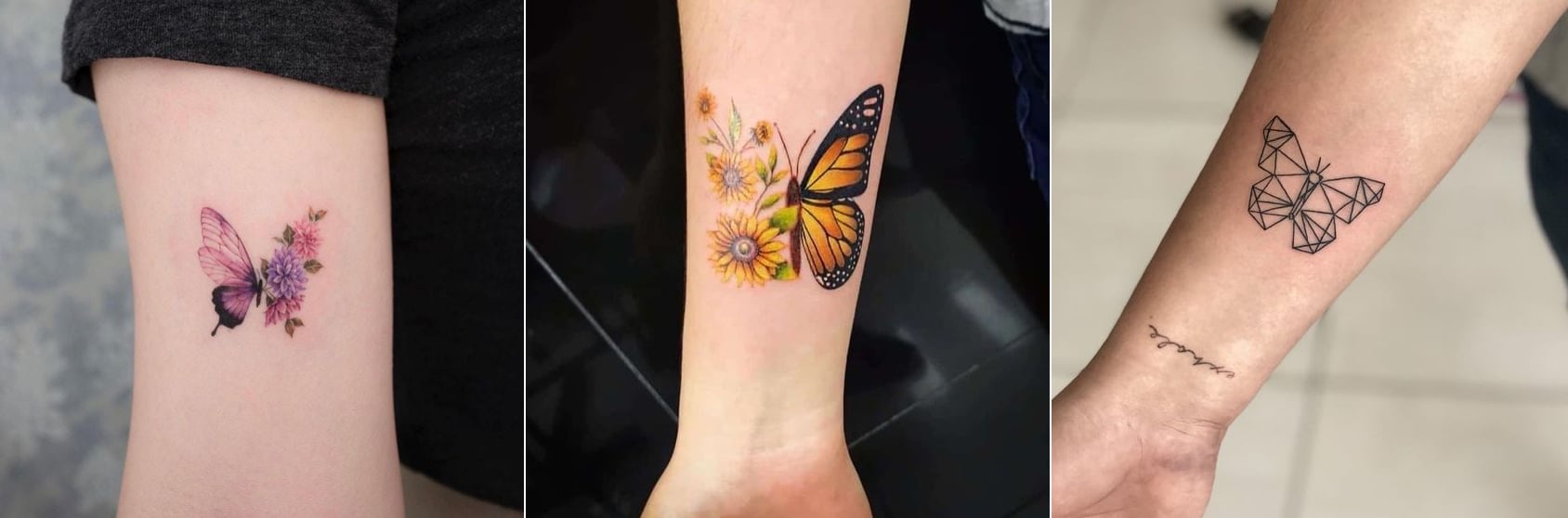 Ideias de tatuagens borboletas delicadas