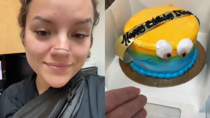 Mulher não corta o bolo de aniversário e pede para devolver