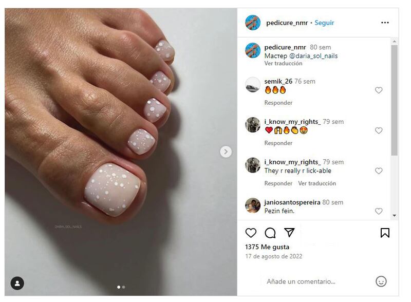 Los diseños de uñas para los pies elegantes se llevarán mucho en primavera-verano