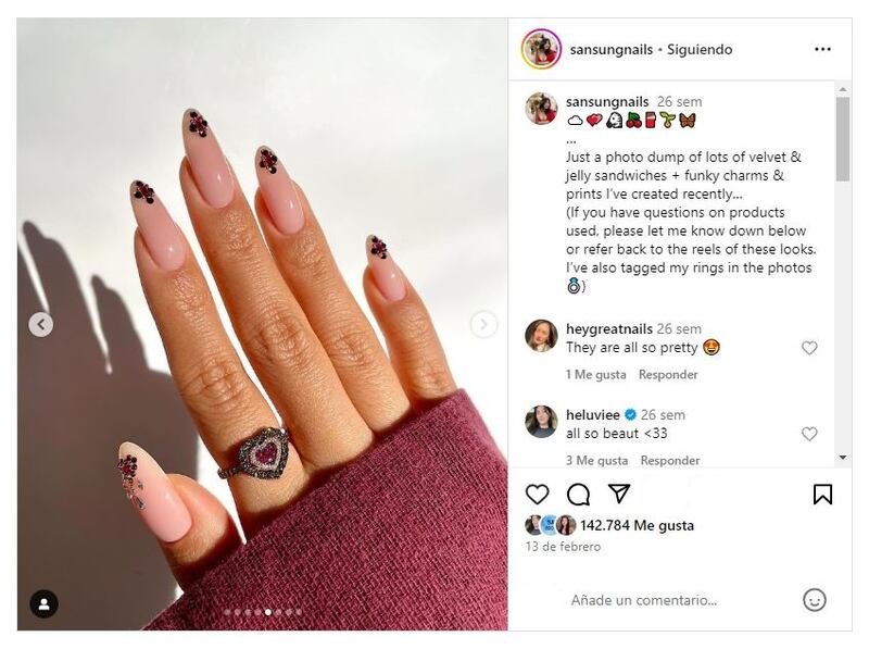 Las 'gem nails' son ideales para las mujeres que aman el glamur y el brillo