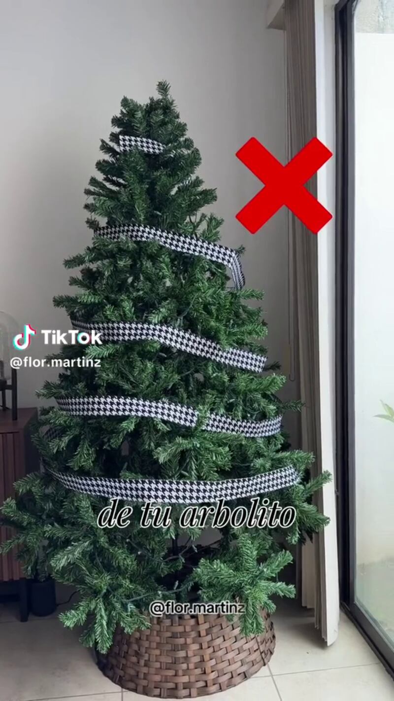 Los listones son uno de los elementos de decoración más recurrentes en Navidad