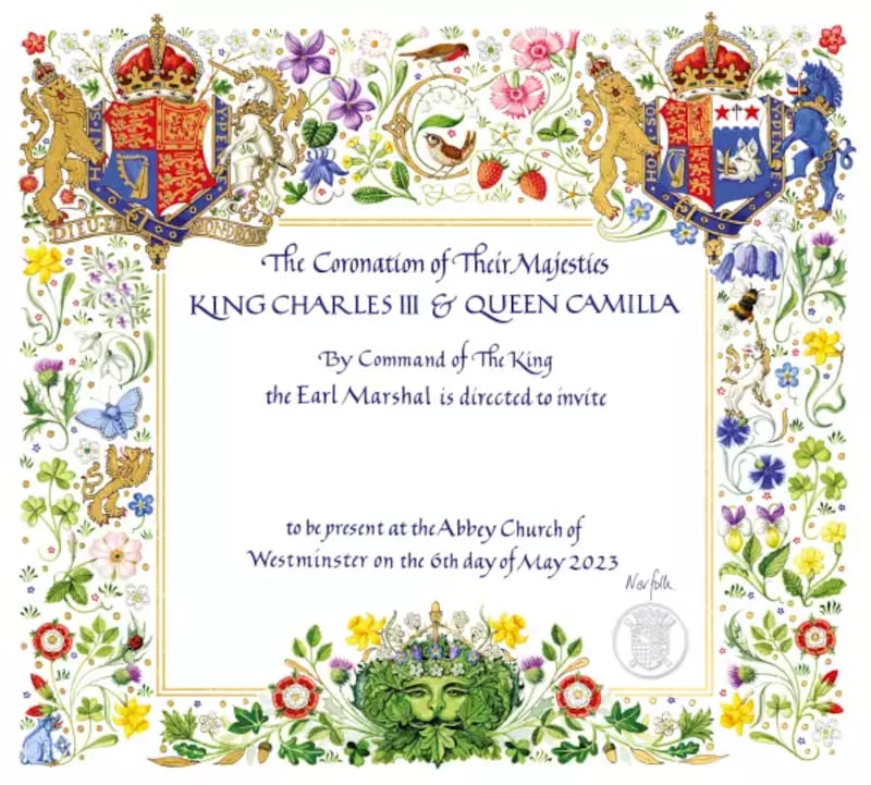 convite rei charles III