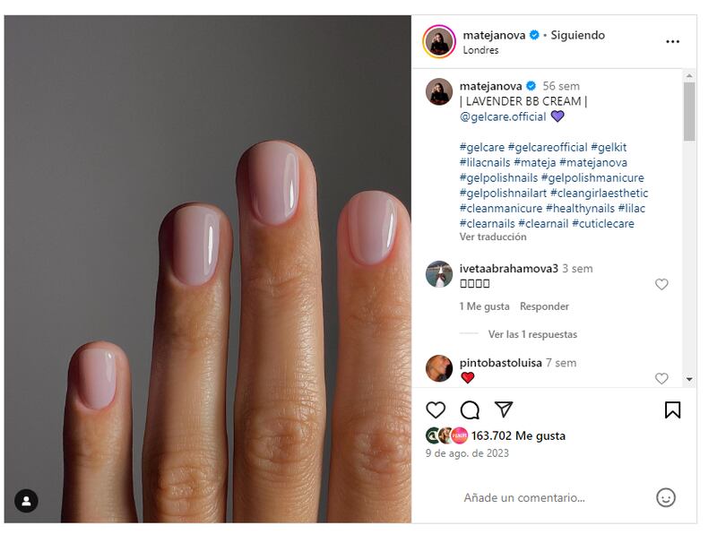 Las 'BB Cream Nails' son la última tendencia en manicura elegante y discreta