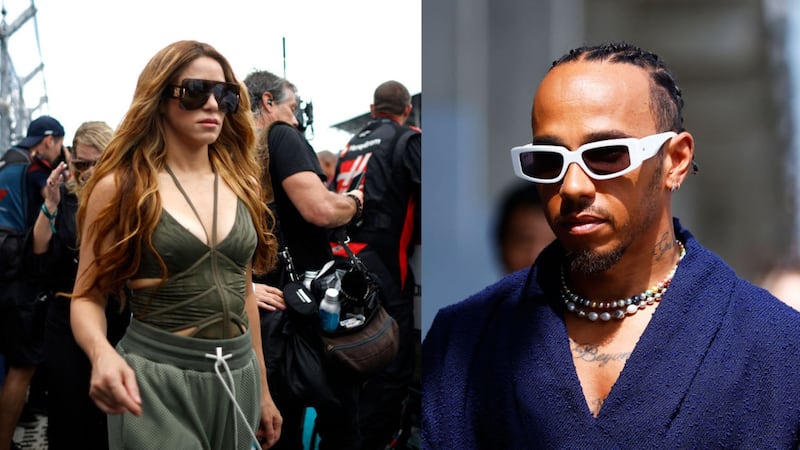 Shakira y Lewis Hamilton 2023