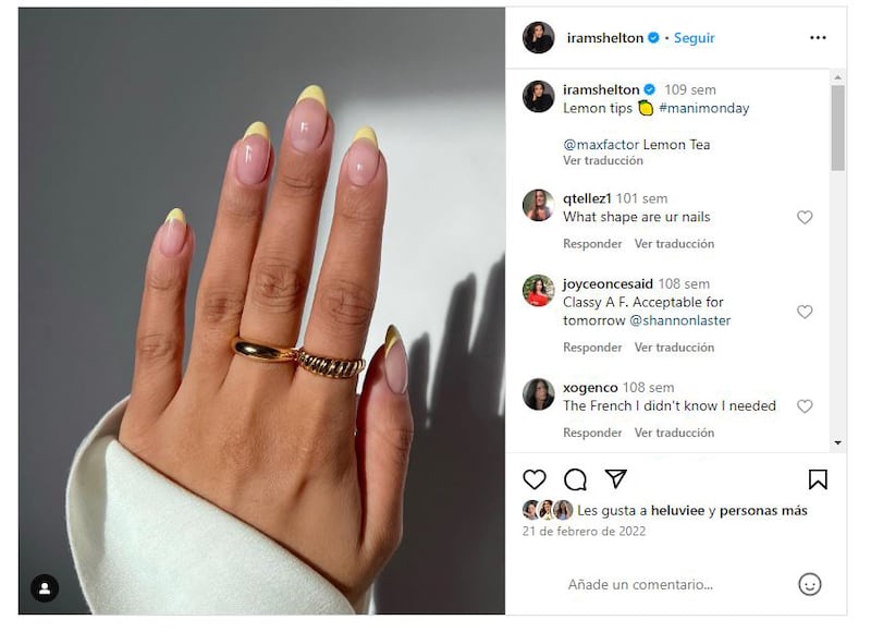 Las uñas mantequilla son la última tendencia de manicura para primavera