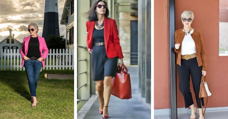 Looks com blazer para mulheres de 50