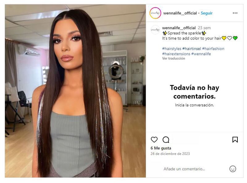 El ‘hair tinsel’ es el último accesorio en causaro furor en TikTok