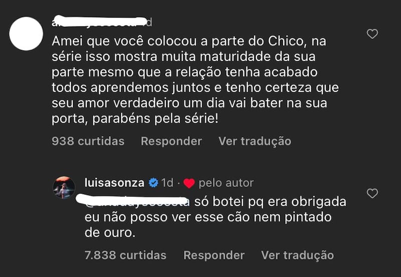 Luísa Sonza fala sobre aparição de Chico Moedas em seu documentário da Netflix