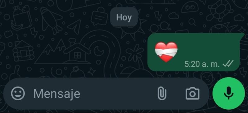 El emoji de corazón vendado es uno de los favoritos de los usuarios de WhatsApp