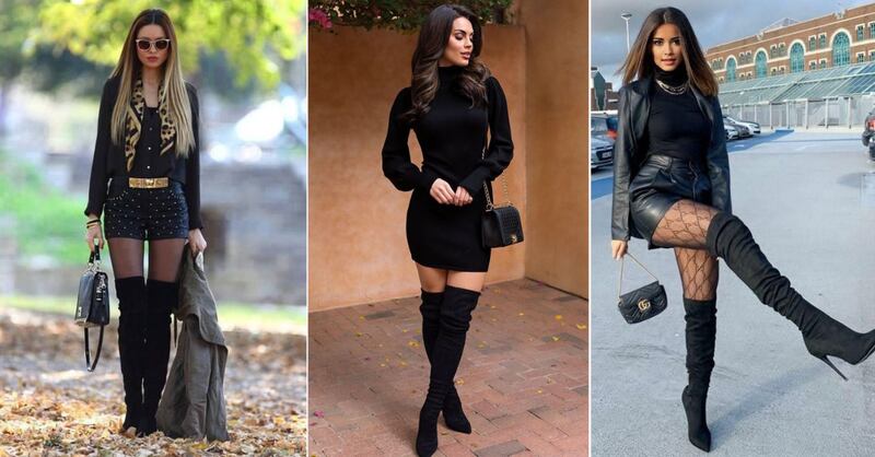 Botas slouchy en tendencia 2024