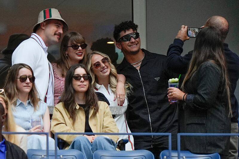 Taylor Swift y Travis Kelce en el US Open