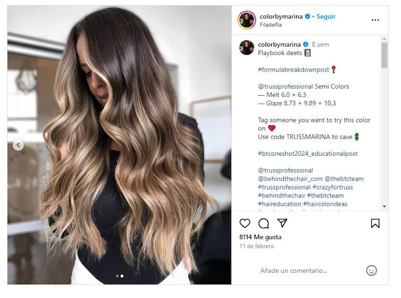 Las mechas 'melting creamy' son la última tendencia en cuanto a coloración de cabello