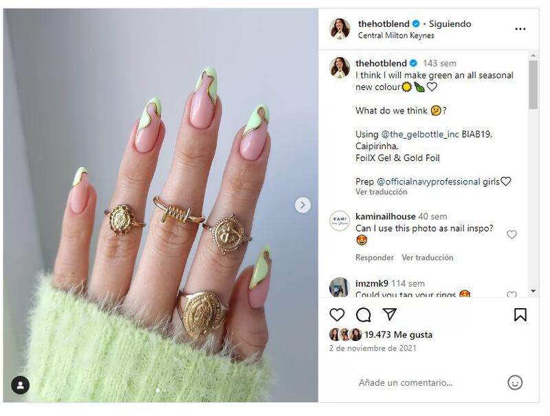 La manicura francesa "deconstruida" es una tendencia que abarca una variedad de diseños