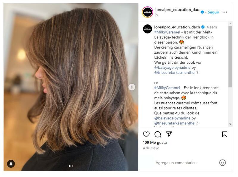 El ‘milky balayage’ es la tendencia en coloración de moda para este verano