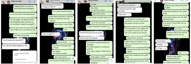 Luana Piovani divulga conversas com Pedro Scooby