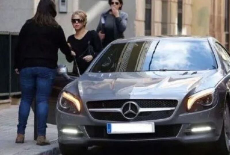 Carro que Gerard Piqué presenteou Shakira quando estavam casados. Foto: @fansdelshow