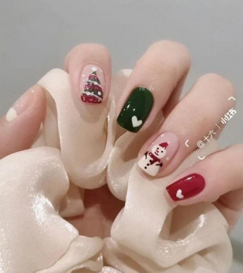 Unha gelish para o Natal