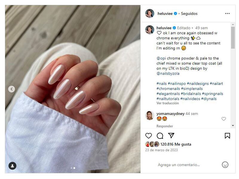 Las uñas para novias deben ser elegantes y sobrias, pero también únicas