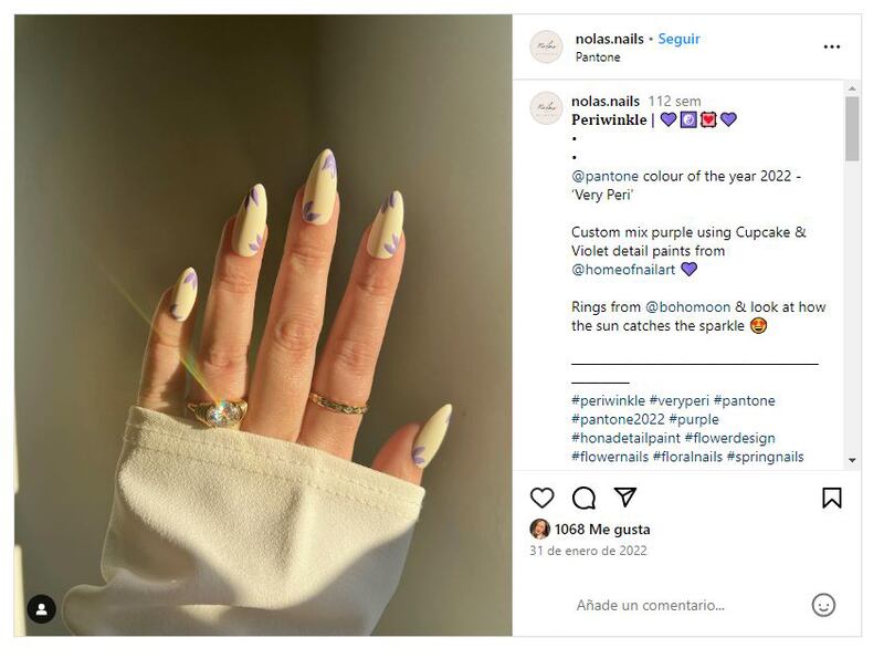 Las uñas mantequilla son la última tendencia de manicura para primavera