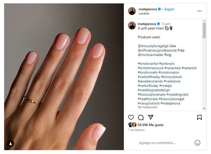 Las uñas para novias deben ser elegantes y sobrias, pero también únicas