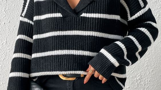 Moda: A blusa listrada promete ser uma das principais peças do inverno