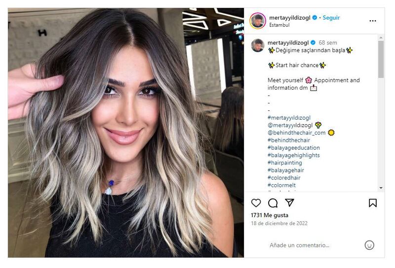 Las mechas 'melting creamy' son la última tendencia en cuanto a coloración de cabello