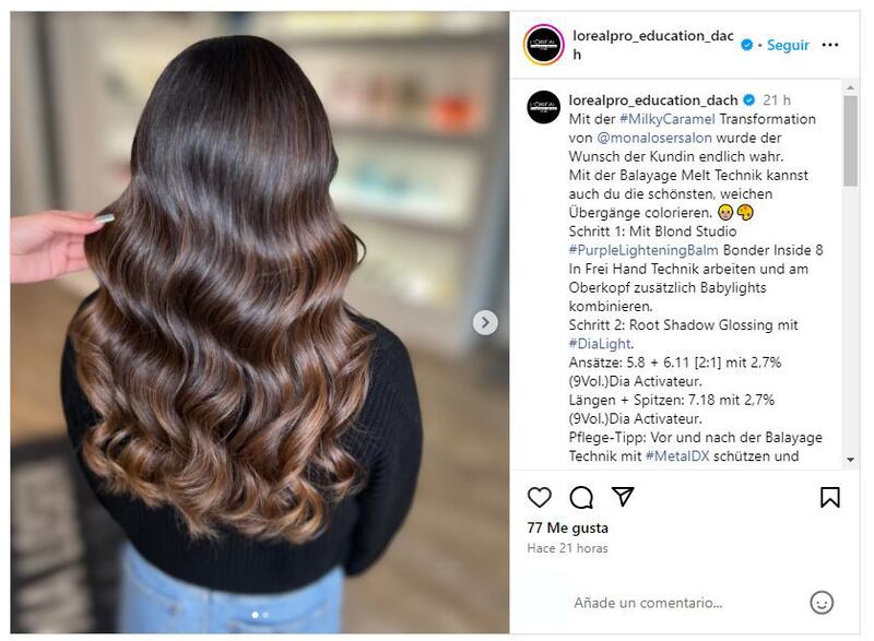 El ‘milky balayage’ es la tendencia en coloración de moda para este verano