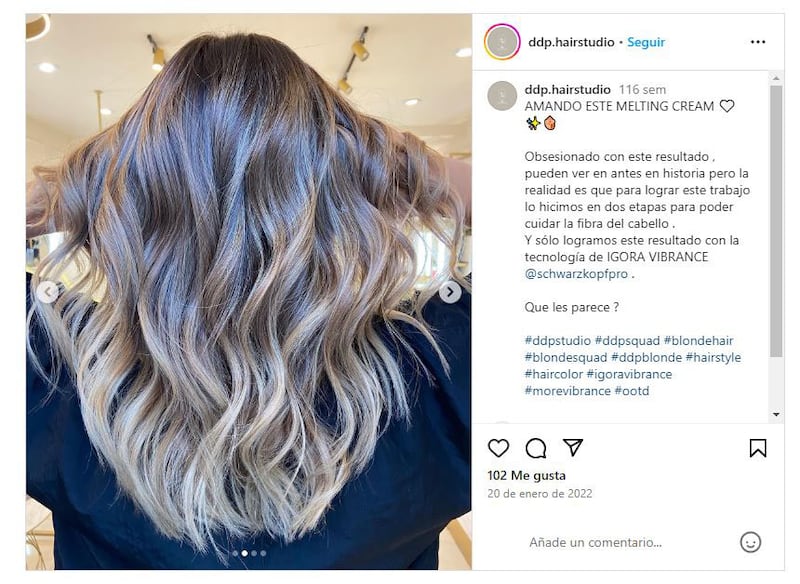 Las mechas 'melting creamy' son la última tendencia en cuanto a coloración de cabello