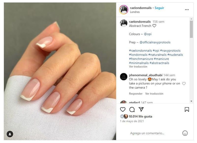 Las manicuras minimalistas son atemporales y perfectas para mujeres elegantes