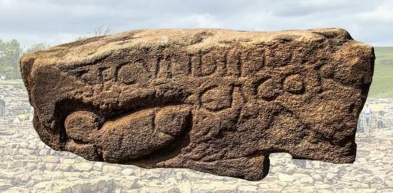 Piedra tallada imperio romano en Gran Bretaña