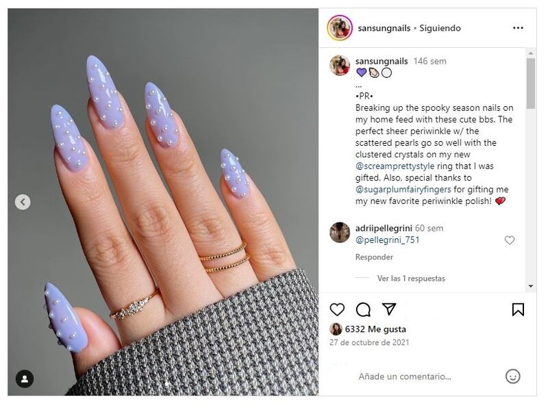 Las 'gem nails' son ideales para las mujeres que aman el glamur y el brillo