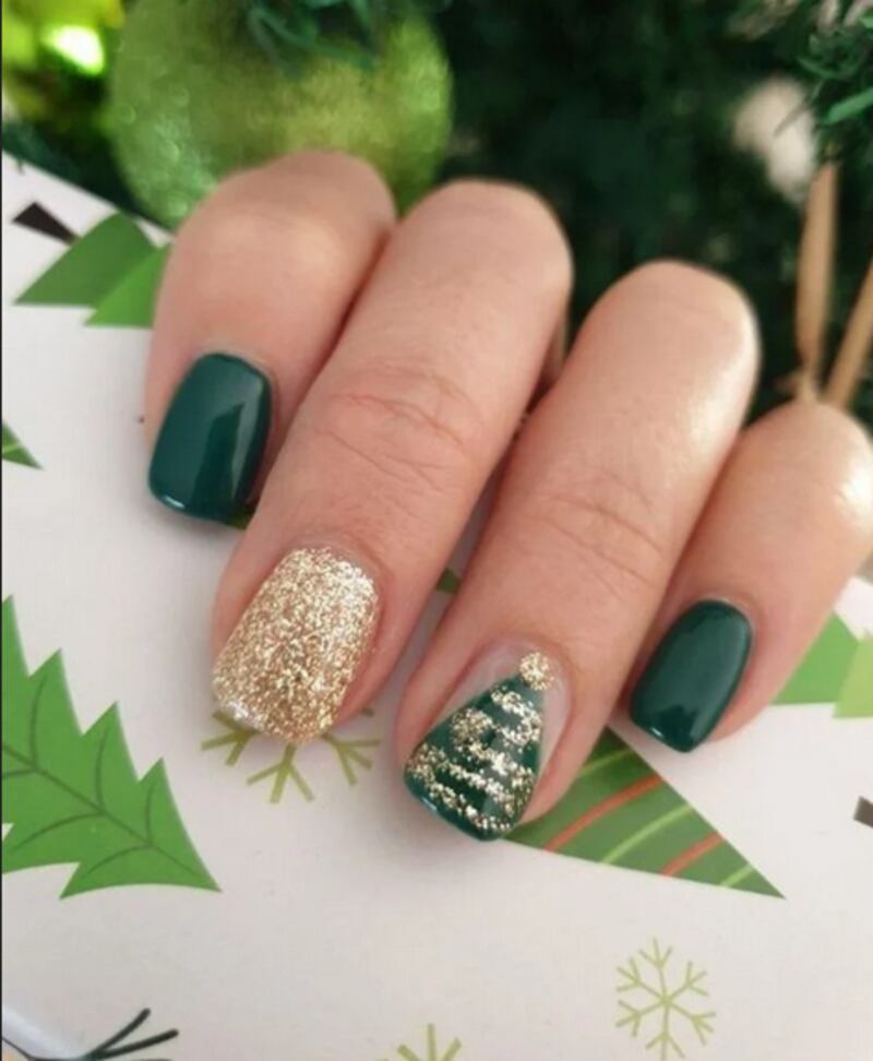 Unha gelish para o Natal